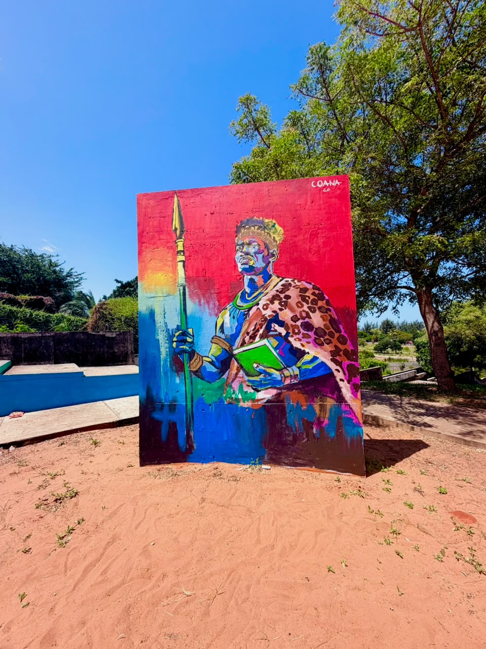 Guardian — public artwork by Coana in Coastal sculpture park, Maputo